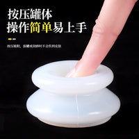 Rubber Cupping Set Silicone Vacuum Cupping Cups for Body Massage and Health