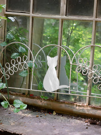 Decorative Iron Art Garden Fence Panel for Climbing Plants and Home Decor