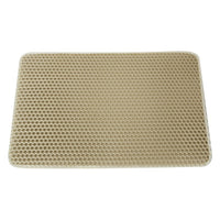 Double-Layer Honeycomb Cat Litter Mat, Washable and Spill-Proof