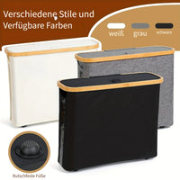 Foldable Bathroom Storage Bin with Lid and Clear Window, Household Organizer for Toilet Paper and Sundries