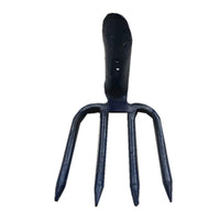 Garden Rake with Wooden Handle for Soil Loosening and Cultivation