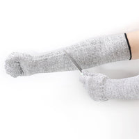 Cut-Resistant Arm Sleeves for Gardening, Fishing, and Butchering - Level 5 Protection