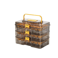 Food Grade Stackable Ice Cube Tray with Lid and Press, Multi-layer Ice Maker Mold for Homemade Ice Cubes