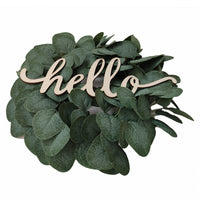 Spring Artificial Greenery Rose Sunflower Wreath European American Home Wall Decor Pastoral Fake Flower Silk Flower Hanging Ornament