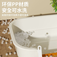Guazhou Mumao Extra Large Open Cat Litter Box with Scoop, Anti-Splash Design for Kittens and Adult Cats