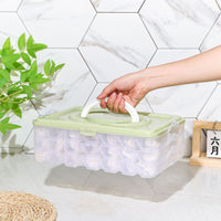 Multi-layer Dumpling Storage Container with Lid for Freezer