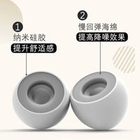 Noise Cancelling Earplugs for Sleep and Snoring, Reusable Silicone Ear Plugs for Sound Blocking