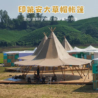 Outdoor Camping Indian Tent Large Canopy for Gatherings and Events