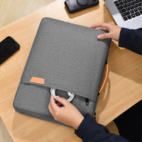 Lightweight Shockproof Laptop Sleeve with Multiple Pockets for 13-18 inch Laptops