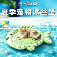 Pet Cooling Mat Clownfish Design for Dogs and Cats, All Seasons