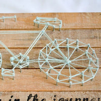 Kids String Art DIY Kit Wooden Bicycle Craft for Home Decor
