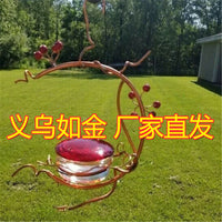 Hummingbird Feeder Window Hanging Metal Outdoor Bird Feeder