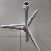 Outdoor Beach Umbrella Base, Foldable Iron Four-Legged Stand for Sunshade & Advertising Umbrellas