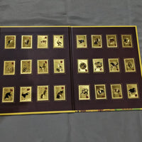 Chinese Zodiac Gold Foil Stamp Collection