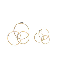 Bamboo Embroidery Hoop Set for Beginners, Round Wooden Cross Stitch Hoop Ring for DIY Needlework and Craft