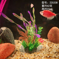 Aquarium Plastic Plant Decorations for Fish Tank Landscaping