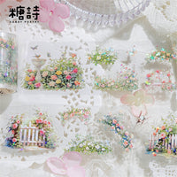 Tangshi PET Crystal Clear Die-Cut Washi Tape - Mountain Wildflower Series