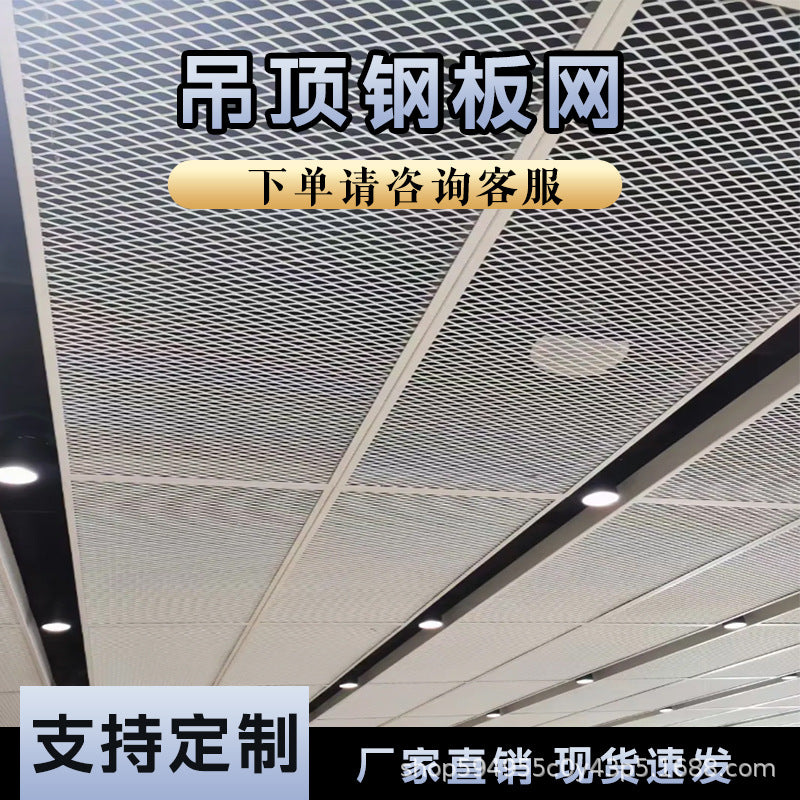 Expanded Aluminum Mesh Panel for Ceiling and Wall Decoration