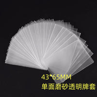 50-Pack Frosted 20-Mil Thick Card Sleeves for Board Games, K-Pop Photocards, and Collectibles