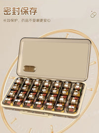 Weekly 7-Day Pill Organizer with 3-Times-Daily Compartments for Seniors