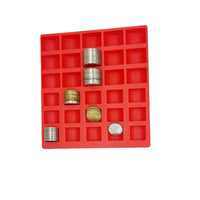 3-in-1 Coin Counting Box for 0.1, 0.5, 1 Yuan Coins - Thickened Plastic Bank Supermarket Coin Organizer