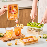 Giantxi Home Ice Cube Tray with Press-Type Demolding, Food-Grade Ice Mold for DIY Ice Making