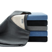 Men's Double-Sided Velvet Thermal Underwear Set V-Neck/Crew Neck Fleece Lined Base Layer