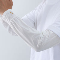 Men's Summer Ice Silk Sun Protection Arm Sleeves for Cycling and Outdoor Activities