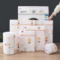 Thickened Fine Mesh Laundry Bag for Delicates and Machine Washing, Printed Underwear Bra Wash Bag