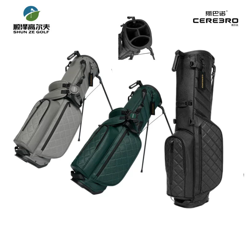 CEREBRO SPANO 26 Golf Stand Bag Portable Lightweight Practice Bag with 4 Dividers and Magnetic Pockets