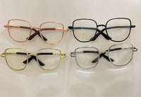 Doll Glasses Metal Square Frame for 20cm Cotton Dolls, Plush Toys, and Pet Accessories