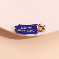 Gothic Movie Style Metal Brooch Pin for Backpacks and Apparel, Halloween Limited Edition