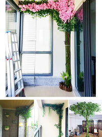 Artificial Bark Pipe Cover for Indoor Landscaping and Decoration