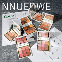 nnuedwe 9-Color Eyeshadow Palette Matte Shimmer Earth Tones