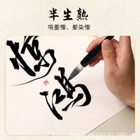 Double-Layer Xuan Paper for Calligraphy, Painting, and Printmaking - Thickened Semi-Sized