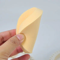 Parrish Large Round Makeup Sponge Puff with Case, Professional BB Cushion Applicator