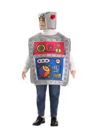 Halloween Robot Cosplay Costume for Kids and Adults - AI Themed Performance Outfit