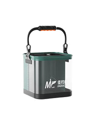 JiaDiaoni Portable Collapsible Fishing Bucket with Aerator Pump