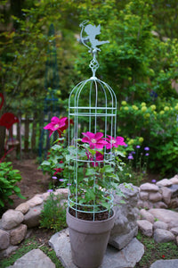 Clematis Iron Trellis Climbing Plant Support for Garden Decoration