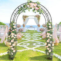 European Vintage Wrought Iron Garden Arch for Climbing Plants