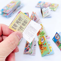 Dollhouse Miniature School Books Set for BJD Dolls - Simulation Classroom Accessories