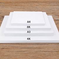 Oracle Dutch White Cardstock A4 A3 Art Paper for Sketching, Crafts, and Printing - 300gsm Thick White Cardboard