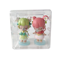 Blind Box Figurine Display Case Dustproof Clear Plastic Storage Box for Collectibles