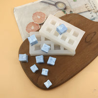 Realistic Ice Cube Silicone Mold for DIY Crafts, Aromatherapy Candles, and Food-Grade Creations