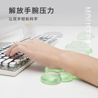 Cloud Wrist Rest Mouse Pad and Keyboard Support for Office and Home