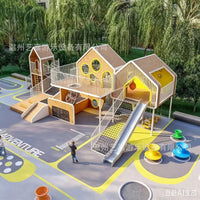 Outdoor Playground Slide Combination for Kids - Commercial Grade