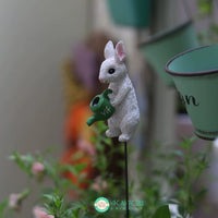 Japanese Style Miniature Resin House Bird Ornament with Mini Street Lamp for Garden Decor