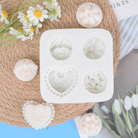 3D Mini Cake Silicone Mold for DIY Candles & Home Decor