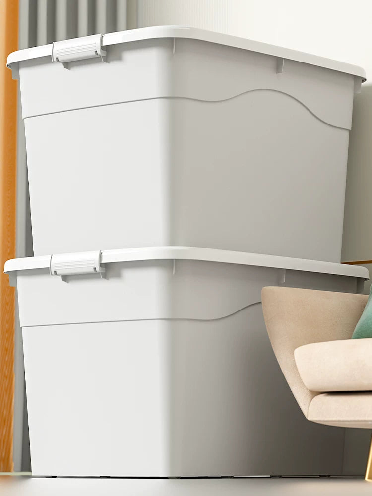 Large Capacity Plastic Storage Box for Clothes and Home Organization