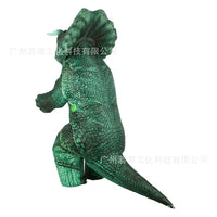 Inflatable Triceratops Costume for Halloween Parties and Festivals